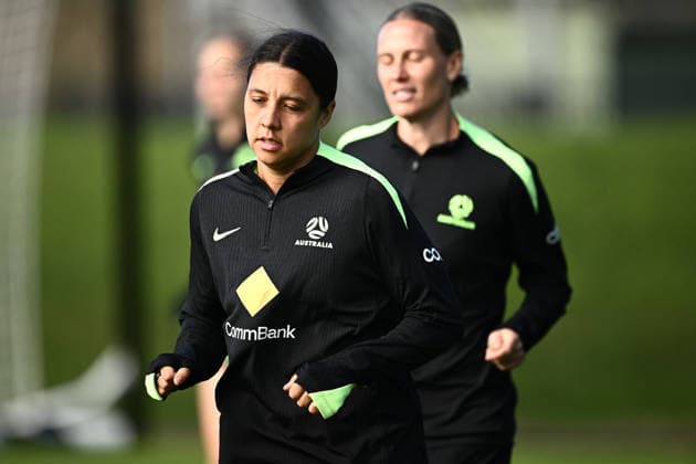 SOCCER MATILDAS TRAINING, Sam Kerr during a Matildas training session ahead of their International Friendly, Länderspiel, Nationalmannschaft match against Mexico, at Sky Park in Sydney, Friday, June 5, 2026. ( NO ARCHIVING Sydney New South Wales Australia  Copyright: xDANxHIMBRECHTSx 20260605135014472580