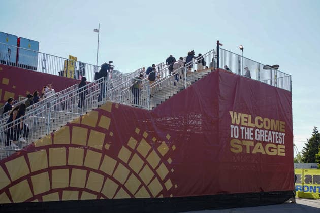 June 4, 2026, Toronto, Ontario, Canada: New stadium stands with World Cup branding during the Toronto Stadium - Media Tour on June 04, 2026 in Toronto, Canada. Toronto Stadium - Media Tour FIFA Wolrd Cup  - ZUMAe321 20260604_zsa_e321_036 Copyright: xLeonardoxRamirezx