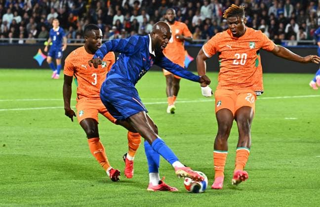 FRANCE CÔTE D IVOIRE PHOTOPQR OUEST FRANCE Franck Dubray ; Nantes ; 04 06 2026 ; Football Match de préparation à la Coupe du monde 2026 de l Equipe de France de football contre la Côte d Ivoire au stade de la Beaujoire à Nantes. Jean-Philippe Mateta Equipe de France (photo Franck Dubray) France s 2026 World Cup preparation match against Ivory Coast at the Stade de la Beaujoire in Nantes. Nantes France  Copyright: xPHOTOPQR OUESTxFRANCE MAXPPPxFranckxDubrayx 20260604OFR5064 20260604OFR5064