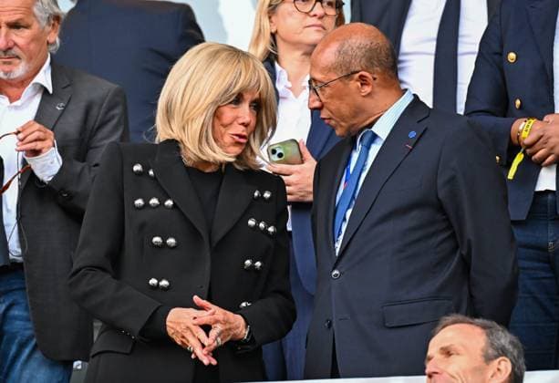 FRANCE CÔTE D IVOIRE PHOTOPQR OUEST FRANCE Franck Dubray ; Nantes ; 04 06 2026 ; Football Match de préparation à la Coupe du monde 2026 de l Equipe de France de football contre la Côte d Ivoire au stade de la Beaujoire à Nantes. Brigitte Macron et Philippe Diallo (photo Franck Dubray) France s 2026 World Cup preparation match against Ivory Coast at the Stade de la Beaujoire in Nantes. Nantes France  Copyright: xPHOTOPQR OUESTxFRANCE MAXPPPxFranckxDubrayx 20260604OFR5111 20260604OFR5111