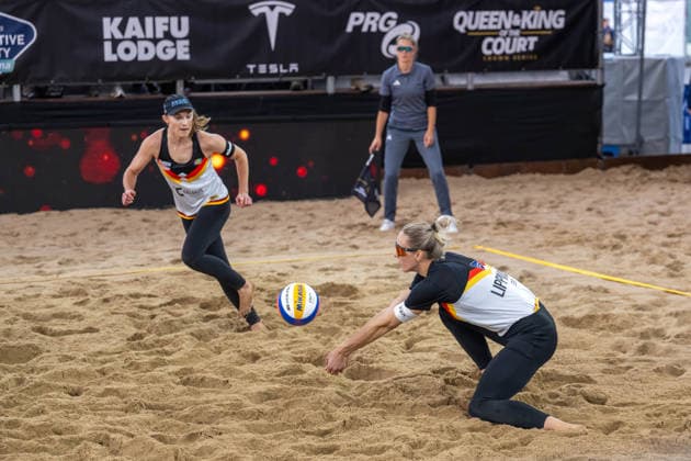 Beach volleyball, Queen and King of the Court in Hamburg
