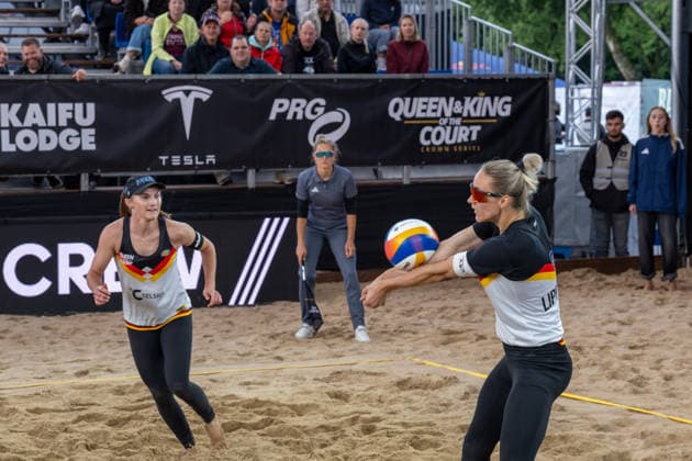 QUEEN KING OF THE COURT Hamburg, Germany 05 06 2026 HAMBURG, GERMANY JUNE 4 Louisa Lippmann GER , Kristen Nuss Cruz USA during the QUEEN KING OF THE COURT at Hamburg on June 4, 2026 in Hamburg, Germany Copyright: xBEAUTIFULxSPORTS PeterxWeberx