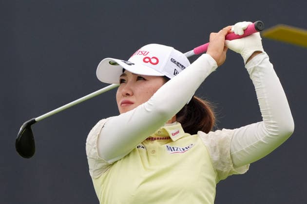 Golf: U.S. Women s Open Ayaka Furue of Japan hits off the 14th tee during the first round of the U.S. Women s Open golf tournament at Riviera Country Club in Pacific Palisades, California, on June 4, 2026.  A14AA0005617739P