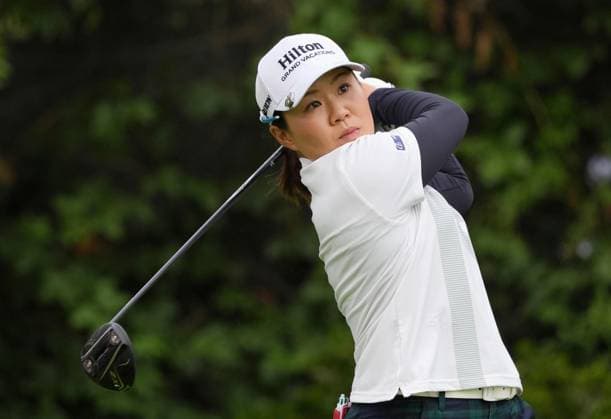 Golf: U.S. Women s Open Nasa Hataoka of Japan hits off the 11th tee during the first round of the U.S. Women s Open golf tournament at Riviera Country Club in Pacific Palisades, California, on June 4, 2026.  A14AA0005617740P