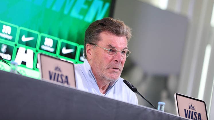 PK VfL Wolfsburg, 04 06 2026, Football, Men, Season 2026 2027, 2 BL, VfL Wolfsburg has introduced the new coach Tobias Strobl, Managing Director Sport Dieter Hecking VfL Wolfsburg Lower Saxony Germany