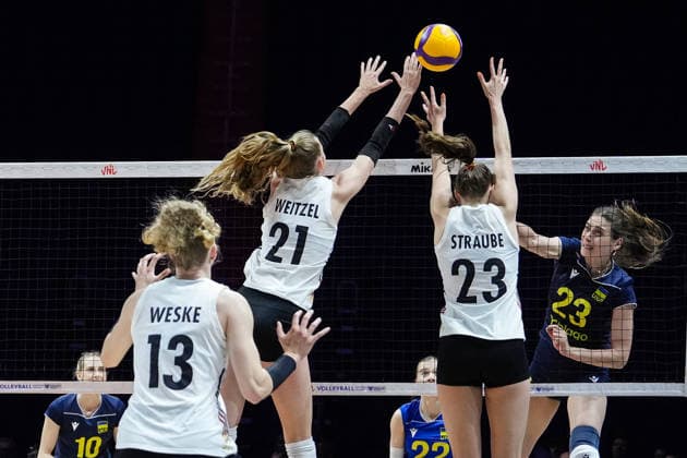 Volleyball, Women, Nations League, Ukraine - Germany