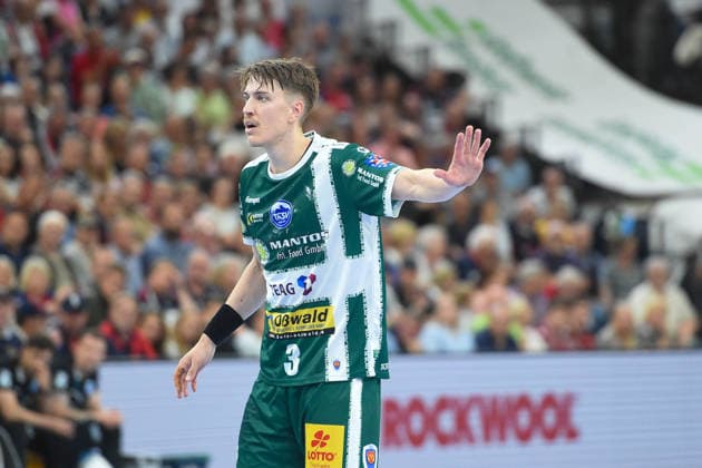 Handball I Men I Season 2025 2026 I Bundesliga I 33 Matchday I SG Flensburg Handewitt ThSV Eisenach I 04 06 2026 Oskar Joelsson 3, ThSV Eisenach Copyright: xLobeca JanxKirschnerx