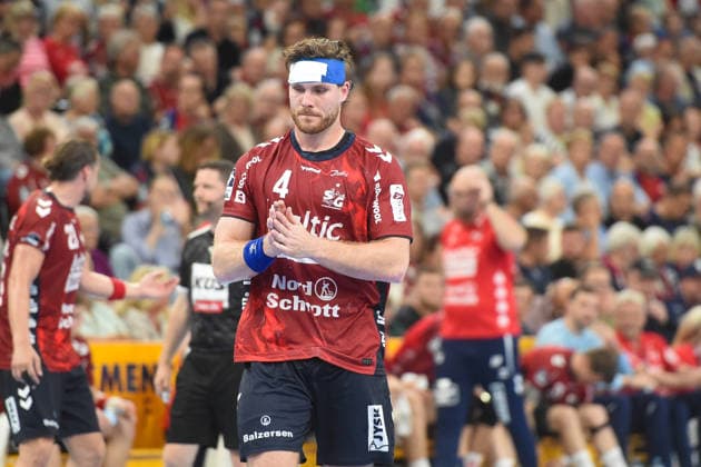 Handball I Men I Season 2025 2026 I Bundesliga I 33 Matchday I SG Flensburg Handewitt ThSV Eisenach I 04 06 2026 Johannes Golla 4, SG Flensburg Handewitt Copyright: xLobeca JanxKirschnerx