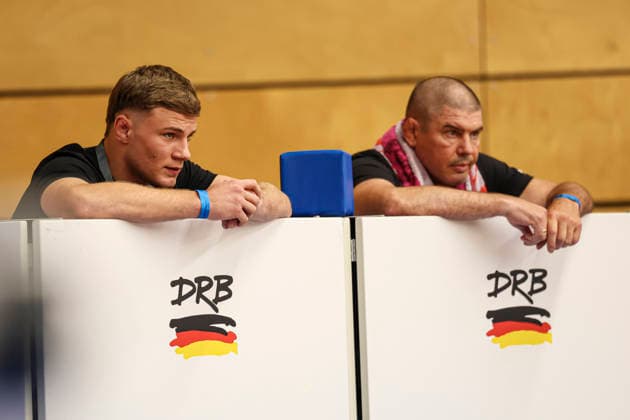 RINGING German Championships 2026 Felix Schmitt and coach Vitali Wagin Rimbach