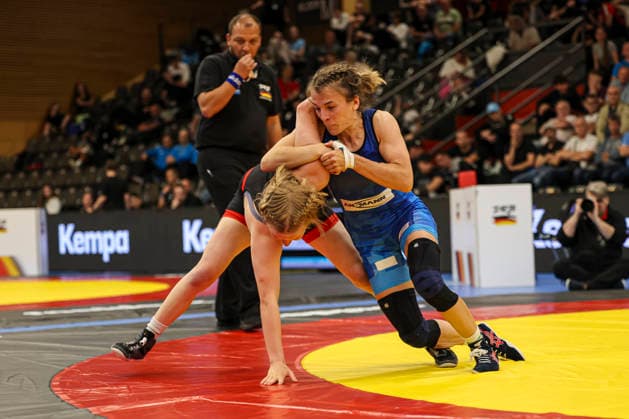 RINGEN German Championships 2026 53kg Annika Wendle ASV Altenheim against Josefine Widmann Ückerath