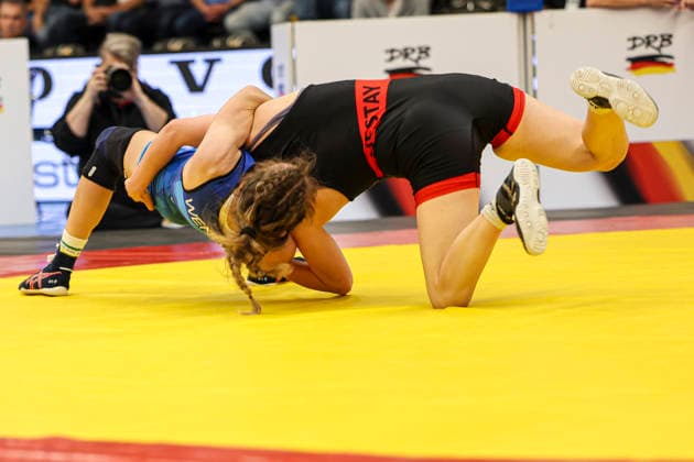 RINGEN German Championships 2026 53kg Annika Wendle ASV Altenheim against Josefine Widmann Ückerath