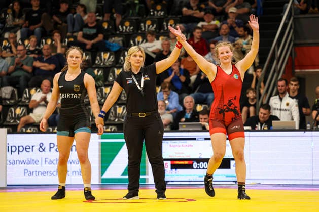 RINGEN German Championships 2026 68kg Sophia Schäfle against Gerda Barth