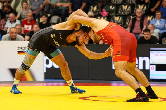 RINGEN German Championships 2026 79kg Freestyle Final Stas David Wolf Württemberg against Marat Kardanov Wolfhagen
