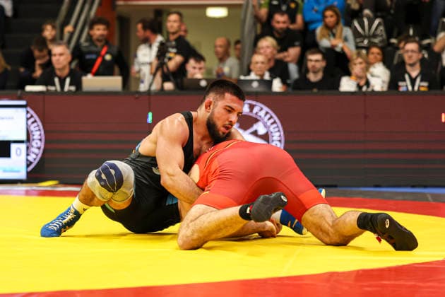 RINGEN German Championships 2026 79kg Freestyle Final Stas David Wolf Württemberg against Marat Kardanov Wolfhagen