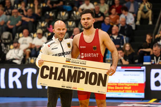 RINGEN German Championships 2026 79kg Freestyle Final Stas David Wolf Württemberg