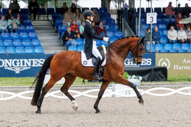 BALVE LONGINES Balve Optimum 2026, BALVE LONGINES Balve Optimum 2026 BAUMGUERTEL Lucie Anouk GER , ZINQ First Vienna FH FRH PIAFF FOÌˆRDERPREIS Preis der Liselott Schindling Stiftung German Championships Dressage U25 U25 Grand Prix Balve, riding facility Schloss Wocklum 05 June 2026