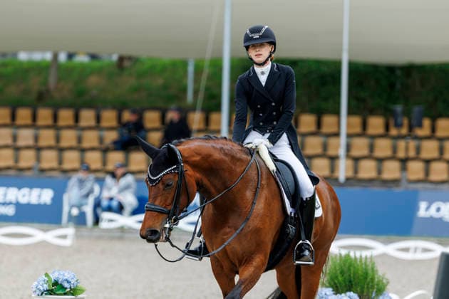 BALVE LONGINES Balve Optimum 2026, BALVE LONGINES Balve Optimum 2026 BAUMGUERTEL Lucie Anouk GER , ZINQ First Vienna FH FRH PIAFF FOÌˆRDERPREIS Preis der Liselott Schindling Stiftung German Championships Dressage U25 U25 Grand Prix Balve, riding facility Schloss Wocklum 05 June 2026