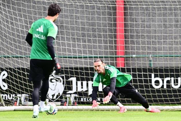 Belgian national football team - FIFA World Cup, WM, Weltmeisterschaft, Fussball 2026 - media activities 05 06 2026 TUBIZE, BELGIUM - JUNE 05 : Vandevoordt Maarten goalkeeper of Belgium pictured during a training session at the training grounds of the Royal Belgian Football Association ahead of the FIFA World Cup 2026 on June 4, 2026 in Tubize, Belgium, 04 06 2026 Tubize Belgium  Copyright: xPeterxDexVoechtx