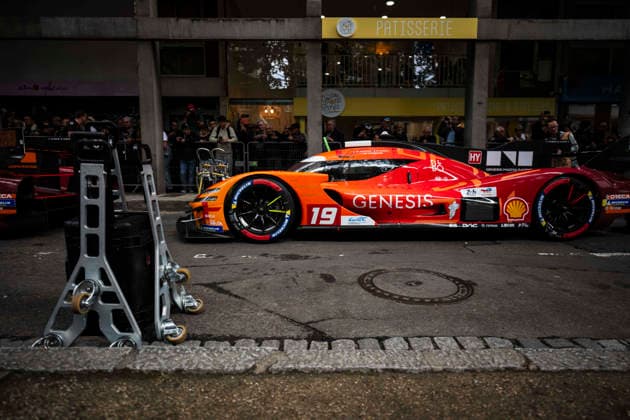 24 HEURES DU MANS 2026 - PESAGE Genesis GMR-001, detail, Genesis Magma Racing during Le Pesage of the 24 Hours of Le Mans 2026, 3rd round of the 2026 FIA World Endurance Championship, from June 5 to 6, 2026 on the Place de la RÃ publique in Le Mans, France - Le MansFrance  Copyright: xCharlyxLopezx