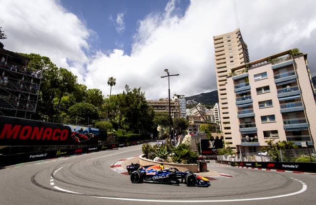 MONACO - Max Verstappen (Red Bull Racing) during the first free practice session at the Circuit de Monaco ahead of the Monaco Grand Prix. ANP SEM VAN DER WAL xVIxANPxSportx xxANPxIVx 560159503 originalFilename: 560159503.jpg