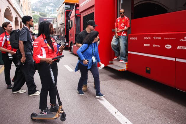 June 5, 2026, Monaco, Monte Carlo: Lewis Hamilton of Ferrari is seen in the paddock ahead of the Formula 1 Monaco Grand Prix at the Circuit de Monaco in Monte Carlo on June 5th, 2026. Monaco Monte Carlo - ZUMAz156 0858437410st Copyright: xBeataxZawrzelx