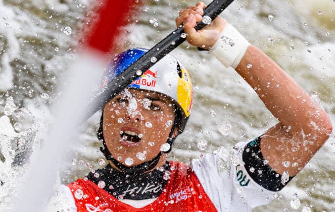 2026 ICF Canoe Slalom World Cup in Prague, Czech Republic, on June 5, 2026. Jessica Fox from Australia. (CTKxPhoto RomanxVondrous) CTKPhotoP2026060504532  CTKPhotoP2026060504532