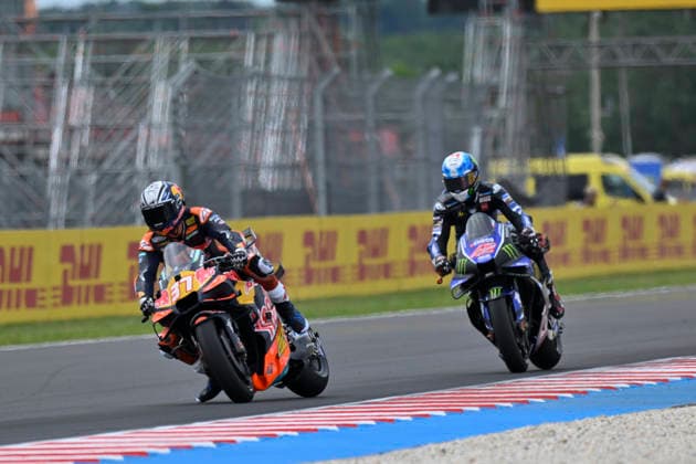 MOTO - MOTO GP - HUNGARY GRAND PRIX 2026 37 ACOSTA Pedro (spa), Red Bull KTM Factory Racing, KTM RC16, action 42 RINS Alex (spa), Monster Energy Yamaha MotoGP Team, Yamaha YZR-M1, action during the 2026 MotoGP Grand Prix of Hungary , on Balaton Park circuit, from June 5 to 7, in Hungary - Balaton ParkHungary  Copyright: xGIGIxSOLDANOx