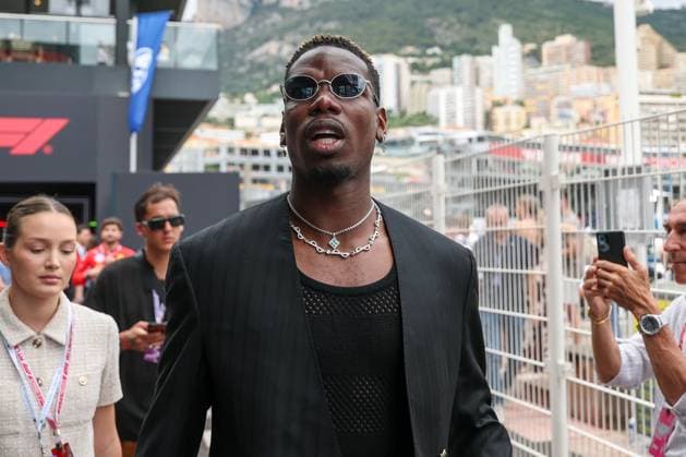 Fussballer Paul Pogba im Paddock, 1 Freies Training, Grosser Preis von Monaco, Motorsport, Herren, Formel 1, 05.06.2026 Monte Carlo Monaco MCO *** Footballer Paul Pogba in the paddock, 1 Free Practice, Monaco Grand Prix, Motorsport, Men, Formula 1, 05 06 2026 Monte Carlo Monaco MCO Copyright: xkolbert-press ChristianxKolbertx