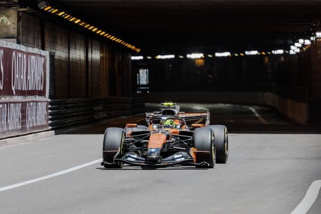 Lando Norris McLaren Formula 1 Team, 01 with his car exit tunnel, Monaco Grand Prix, Motorsport, Formula 1, 2026 season, 05 06 2026 Monaco Grand Prix, Motorsport, Formula 1, 2026 season, 05 06 2026 Copyright: xEibner-Pressefoto AlexanderxNeisx EP_ANS