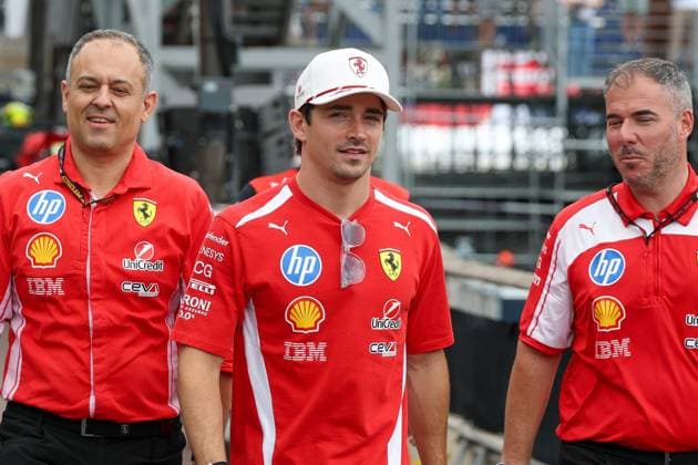 Charles Leclerc Scuderia Ferrari HP 16 in the pit lane, 1 Free Practice, Monaco Grand Prix, Motorsport, Men, Formula 1, 05 06 2026 Monte Carlo Monaco MCO Copyright: xkolbert-press ChristianxKolbertx