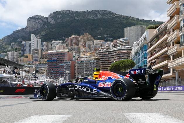 Isack Hadjar Oracle Red Bull Racing 6 in the Chicane, 1 Free Practice, Monaco Grand Prix, Motorsport, Men, Formula 1, 05 06 2026 Monte Carlo Monaco MCO Copyright: xkolbert-press ChristianxKolbertx