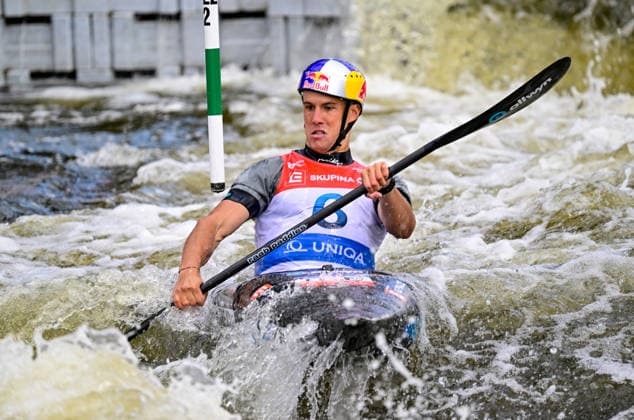 2026 ICF Canoe Slalom World Cup in Prague, Czech Republic, on June 5, 2026. Jakub Krejci from Czechia. (CTKxPhoto RomanxVondrous) CTKPhotoP2026060505277  CTKPhotoP2026060505277