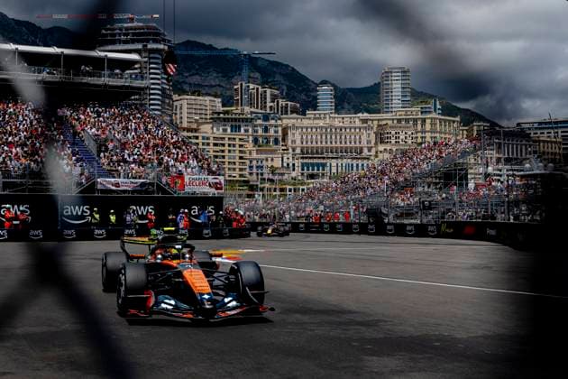 MONACO Formula 1 driver Lando Norris of McLaren Mastercard Formula 1 Team during the Formula 1 Monaco Grand Prix on the Monaco Street Circuit on June 5, 2026 in Monaco, Monaco Photo by DeFodi Images