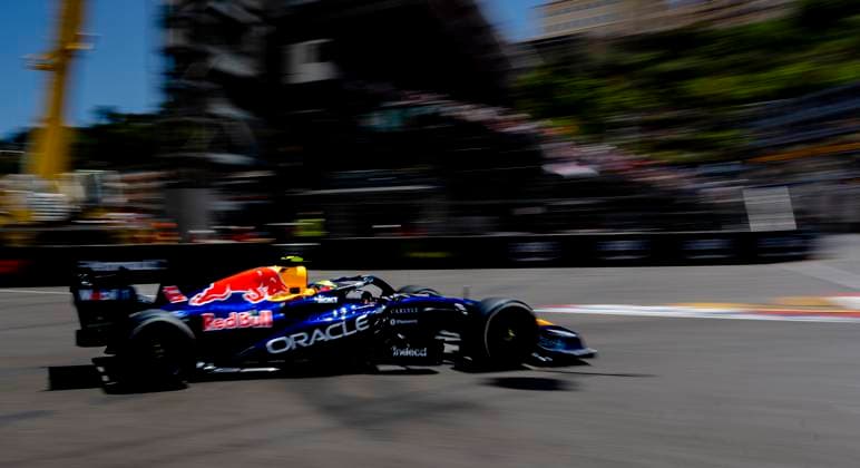MONACO Formula 1 driver Isack Hadjar of Oracle Red Bull Racing during the Formula 1 Monaco Grand Prix on the Monaco Street Circuit on June 5, 2026 in Monaco, Monaco Photo by DeFodi Images