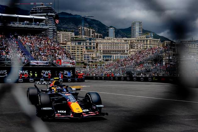 MONACO Formula 1 driver Isack Hadjar of Oracle Red Bull Racing during the Formula 1 Monaco Grand Prix on the Monaco Street Circuit on June 5, 2026 in Monaco, Monaco Photo by DeFodi Images