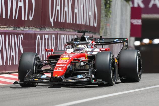 Charles Leclerc Scuderia Ferrari HP 16 comes out of the tunnel, 1 Free Practice, Monaco Grand Prix, Motorsport, Men, Formula 1, 05 06 2026 Monte Carlo Monaco MCO Copyright: xkolbert-press ChristianxKolbertx