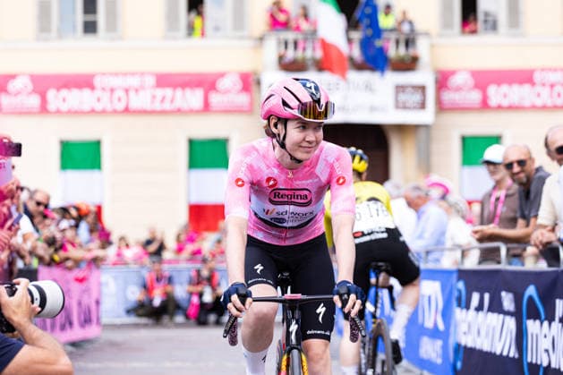 37th Giro d Italia Women 2026 - Stage 7 Anna Van Der Breggen of TEAM SD WORX - PROTIME wears the Pink Jersey during Stage 7 of the 37th Giro d Italia Women, a 159km stage from Sorbolo Mezzani to Salice Terme, in Italy, on June 5, 2026. Sorbolo Mezzani Italy  Copyright: xTommasoxBerardix originalFilename:berardi-37thgiro260605_npkyC.jpg