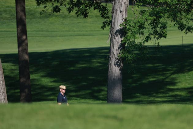The Memorial Tournament DUBLIN, OHIO - JUNE 05: Harry Hall of England walks on the first hole during the second round of The Memorial Tournament presented by Workday at Muirfield Village Golf Club in Dublin, Ohio, USA on Friday, June 5, 2026. Dublin Ohio United States  Copyright: xJorgexLemusx originalFilename:lemus-thememor260605_np6WG.jpg