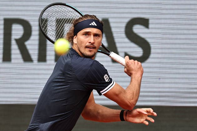 Alexander Zverev, GER, during semifinal of 2026 French Open at Roland Garros, Paris, 05 06 2026