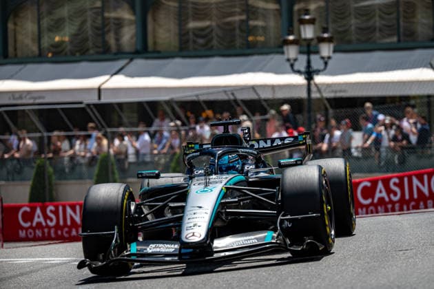 Formula One GP Monaco Friday, June 05, 2026 George Russell 63, Mercedes AMG Petronas F1 Team Formula One GP Monaco Friday, June 05, 2026 Copyright: xBEAUTIFULxSPORTS Erlhofx
