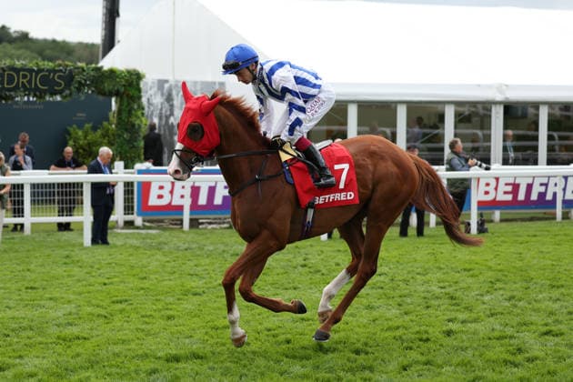 Seagulls Eleven (J. Oisin Murphy T. Hugo Palmer) wins The Betfred Doomed Stakes during The Oaks Meeting at Epsom Racecourse, Epsom, UK on 5 June 2026. Copyright: xKenxSparksx 45040022