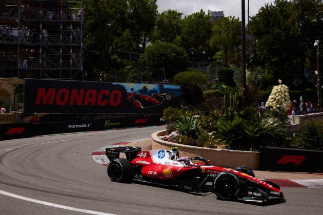 F1 Grand Prix of Monaco - Practice Lewis Hamilton of Great Britain driving the (44) Scuderia Ferrari HP SF-26 on track during practice ahead of the F1 Grand Prix of Monaco at Circuit de Monaco on June 5, 2026, in Monte-Carlo, Monaco. Monte-Carlo Circuit de Monaco Monte-Carlo Monaco RL_F1GPMCO_2K26_000161 Copyright: xRicardoxLarreinax