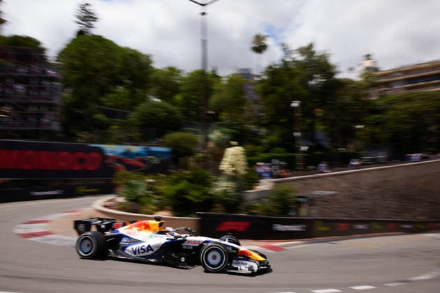 F1 Grand Prix of Monaco - Practice Arvid Lindblad of Great Britain driving the (41) Visa Cash App Racing Bulls Formula One Team on track during practice ahead of the F1 Grand Prix of Monaco at Circuit de Monaco on June 5, 2026, in Monte-Carlo, Monaco. Monte-Carlo Circuit de Monaco Monte-Carlo Monaco RL_F1GPMCO_2K26_000166 Copyright: xRicardoxLarreinax
