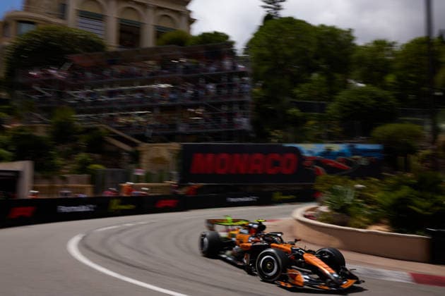 F1 Grand Prix of Monaco - Practice Lando Norris of Great Britain driving the (1) McLaren Mastercard F1 Team MCL40 on track during practice ahead of the F1 Grand Prix of Monaco at Circuit de Monaco on June 5, 2026, in Monte-Carlo, Monaco. Monte-Carlo Circuit de Monaco Monte-Carlo Monaco RL_F1GPMCO_2K26_000168 Copyright: xRicardoxLarreinax