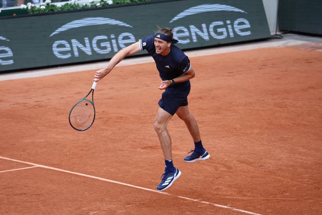Roland Garros 2026 - Mensik vs Zverev Alexander Zverev during the French Tennis Open of Roland Garros in Paris, France on June 5th 2026.  Copyright: xFabricexChasseryx