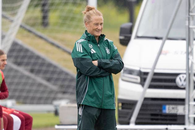 U19 Womens Test Match Germany USA, 05 06 2026 Melanie Behringer Coach Germany U19 , Germany USA, Frankfurt, DFB Campus, 5 6 2026 Copyright: xBEAUTIFULxSPORTS Gawlikx