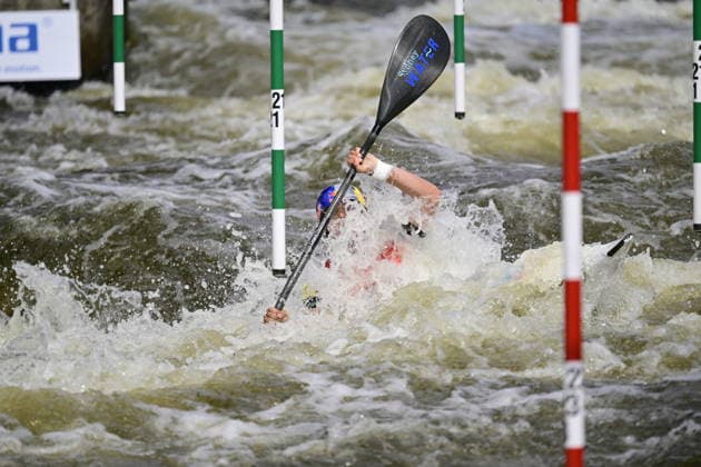2026 ICF Canoe Slalom World Cup in Prague, Czech Republic, on June 5, 2026. Jessica Fox from Australia. (CTKxPhoto RomanxVondrous) CTKPhotoP2026060505854  CTKPhotoP2026060505854
