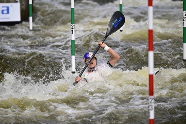 2026 ICF Canoe Slalom World Cup in Prague, Czech Republic, on June 5, 2026. Jessica Fox from Australia. (CTKxPhoto RomanxVondrous) CTKPhotoP2026060505860  CTKPhotoP2026060505860