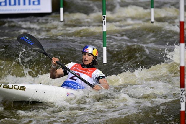 2026 ICF Canoe Slalom World Cup in Prague, Czech Republic, on June 5, 2026. Jessica Fox from Australia. (CTKxPhoto RomanxVondrous) CTKPhotoP2026060505887  CTKPhotoP2026060505887