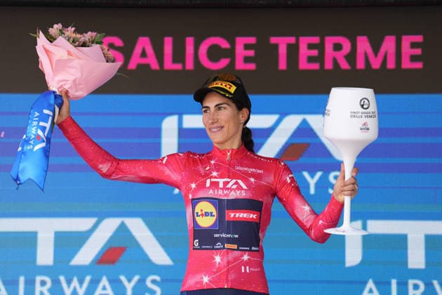 Elisa Balsamo , red jersey during Stage 7 of the Giro d™Italia Women, from Sorbolo Mezzani to Salice Terme, Italy, Friday, June 5, 2026  Copyright: xSpada LaPressex